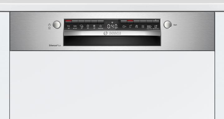 Produktbild Bosch Hausgeräte Serie 4, Teilintegrierter Geschirrspüler, 60 cm, Edelstahl, SMI4EVS15E