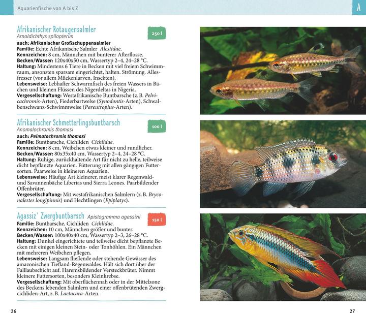 Actual product image Aquarienfische von A bis Z (German, Ulrich Schliewen, 2017)