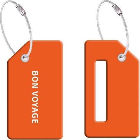 Produktbild MU Style 4er-Set Bon Voyage Silikon Kofferanhänger (Schlösser & Anhänger)