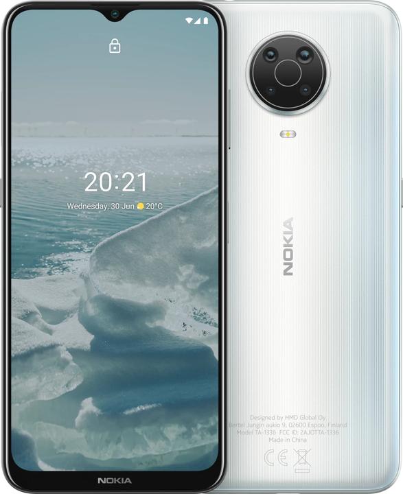 Immagine prodotto Nokia G20 (64 GB, Ghiacciaio, 6.51", Doppia SIM + SD, 4G)