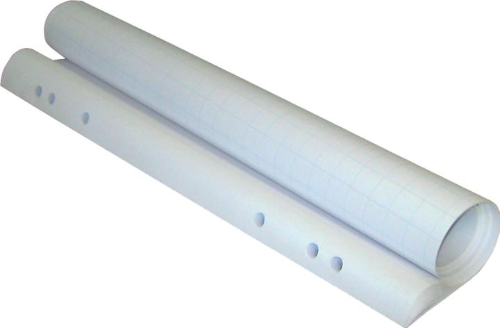 Actual product image Franken Flipchart pad U-Act! line, chequered, 580 x 830 mm white, chlorine-free bleached, 55 gsm, universal