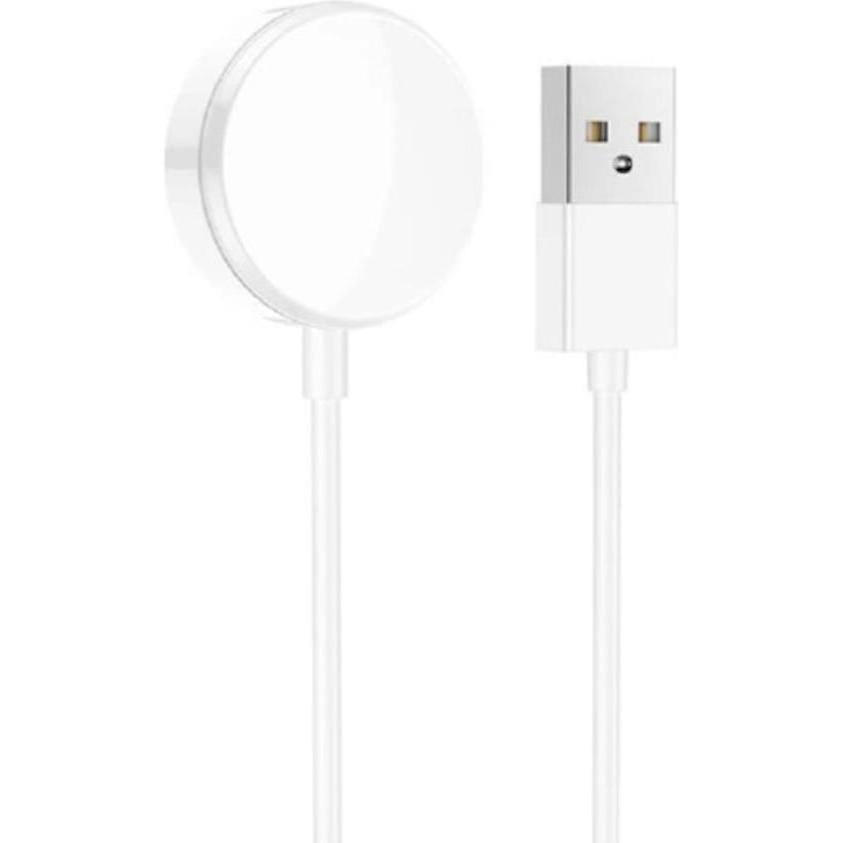 iWear Charger CH3 Universal USB 1m Power Cable Smart Watch 3.5W Wireless charger pad White, Accessori per smartwatch, Bianco