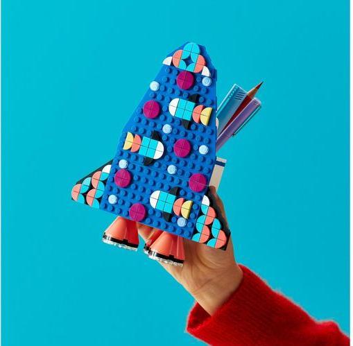 Produktbild LEGO Raketen Stiftehalter (41936, LEGO Dots)