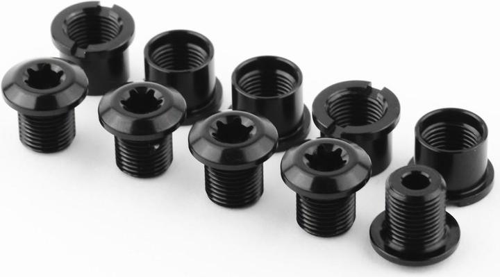 Actual product image AbsoluteBlack Chainring bolts