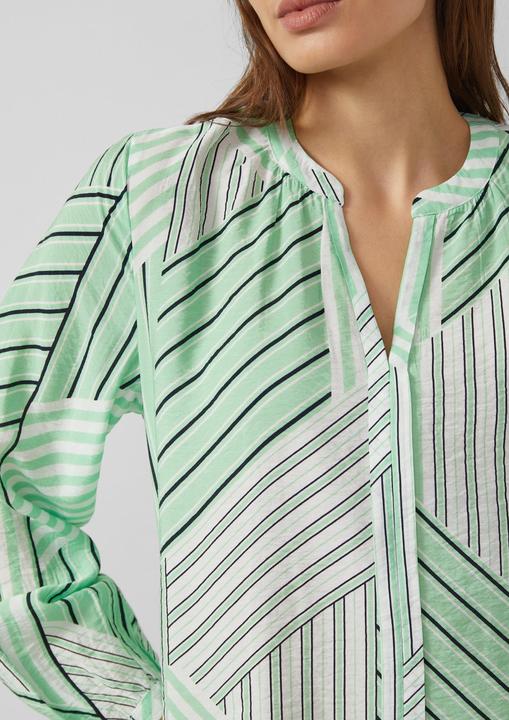 Immagine prodotto s.Oliver Bluse Viskosebluse mit Raffung und All-over-Print (44)