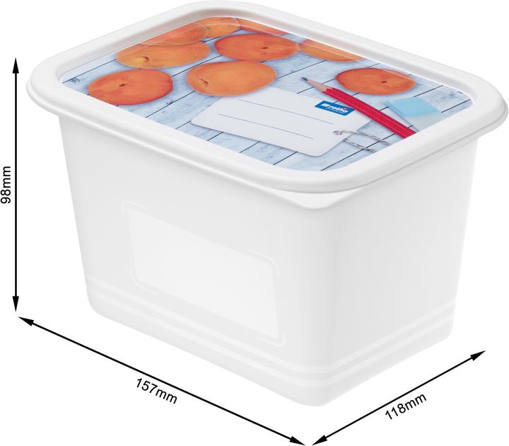Actual product image Rotho Freezer jar set Domino decor (1 l)