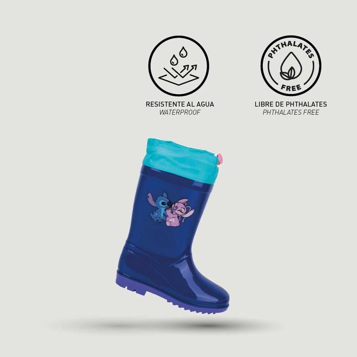 Produktbild Stitch Kinder Gummistiefel Blau (33)