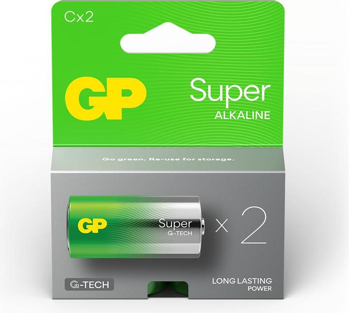 Actual product image GP Batteries Super (2 pcs., C, R14)