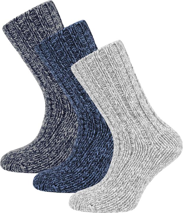 Actual product image Normani 3 pairs of children's Norwegian socks with sheep's wool (pack of 3, 31 - 34)