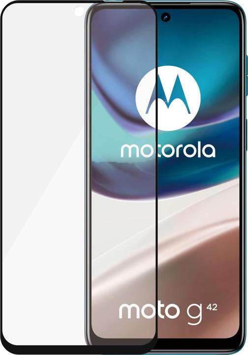 Actual product image PanzerGlass Ultra-Wide Fit (1 Piece, Motorola Moto G42)