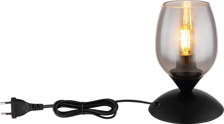 Produktbild Globo Kuwaita E14 Tischleuchte Schwarz Matt, Metall 18cm 24007S (E14)