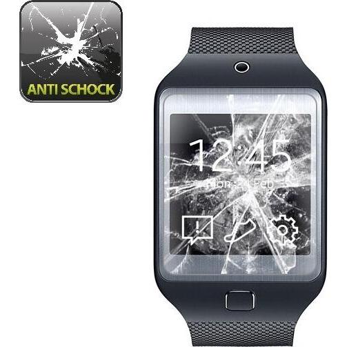 Protectorking 4x Panzerfolie Anti-Shock HD Klar, Smartwatch Schutzfolie