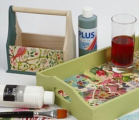 Actual product image Creativ Company Wooden article bottle carrier 3 pieces