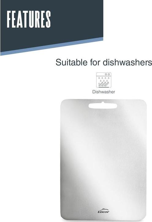 Image du produit Lacor Schneidbrett Edelstahl 18/10