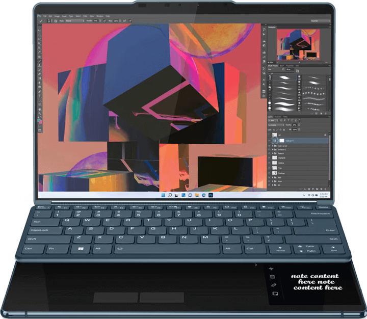 Produktbild Lenovo Yoga Book 9 (13.30", Intel Core i7-1355U, 16 GB, 1000 GB, CH)