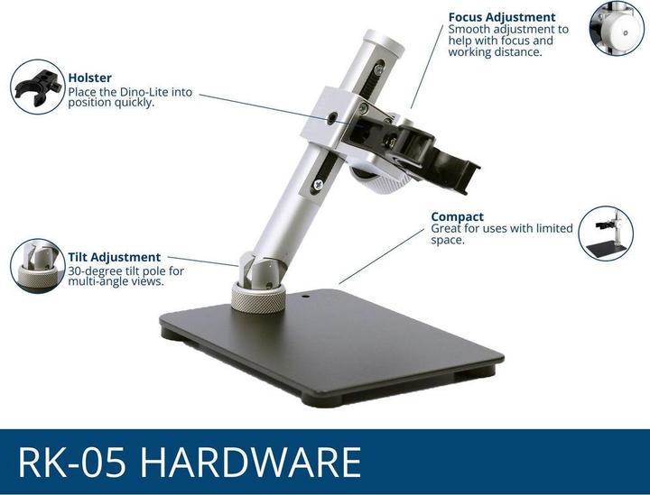 Immagine prodotto Dino Lite RK-05F Supporto per microscopio portatile