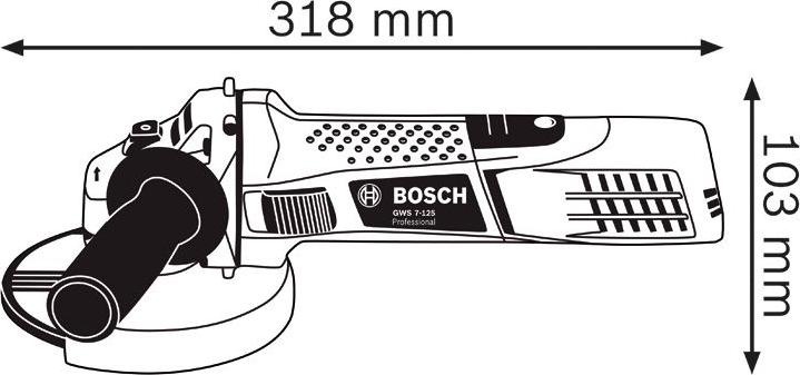 Image du produit Bosch Professional Gws 7-125 (125 mm)