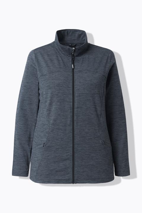 Actual product image Ulla Popken Quick Drying Zip Up Sweatshirt (56)