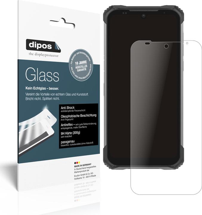 Pellicola Protettiva Opaca Antiriflesso Per Doogee S88 Pro, Dipos, Durezza 3H, Made In Germany, Senza Bolle
