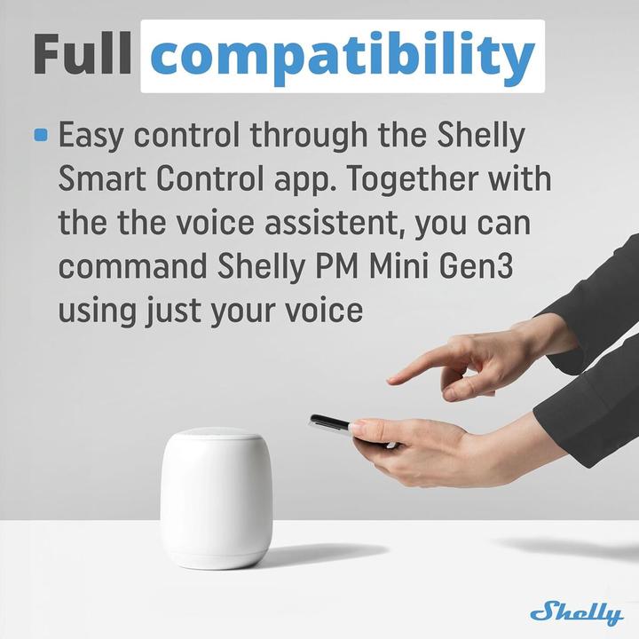 Image du produit Shelly PM Mini Gen3 (Actionneur de commutation)