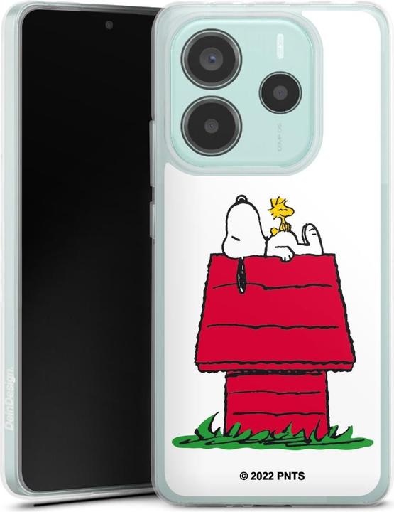 DeinDesign Silikon Hlle fr Xiaomi Redmi Note 14 5G Handyhlle Case  Smartphone Schutzhlle Peanuts Snoopy