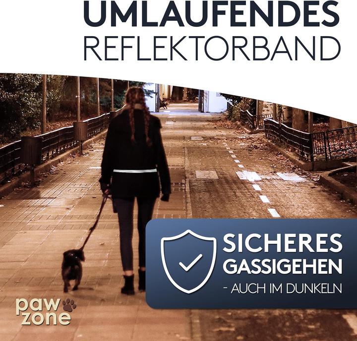 Immagine prodotto Paw Zone Futterbeutel für Hunde mit Reflektorband (Destrezza)