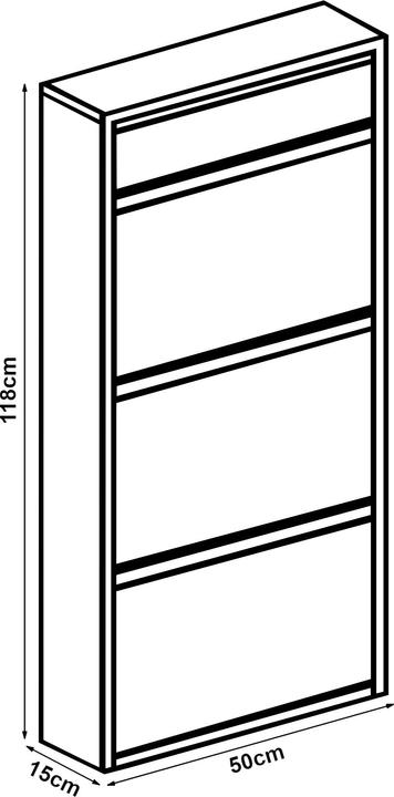 Image du produit En.Casa Sokndal (118 x 50 x 15 cm)