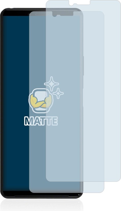 Actual product image BROTECT Anti-glare screen protector matt (2 Piece, Sony Xperia 10 II)