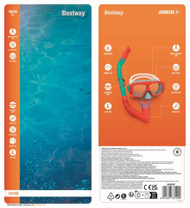 Actual product image Bestway Explora™ Snorkel Set