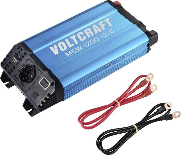 Image du produit Voltcraft Onduleur MSW 1200-12-G 1200W 12 V/DC - 230 V/AC