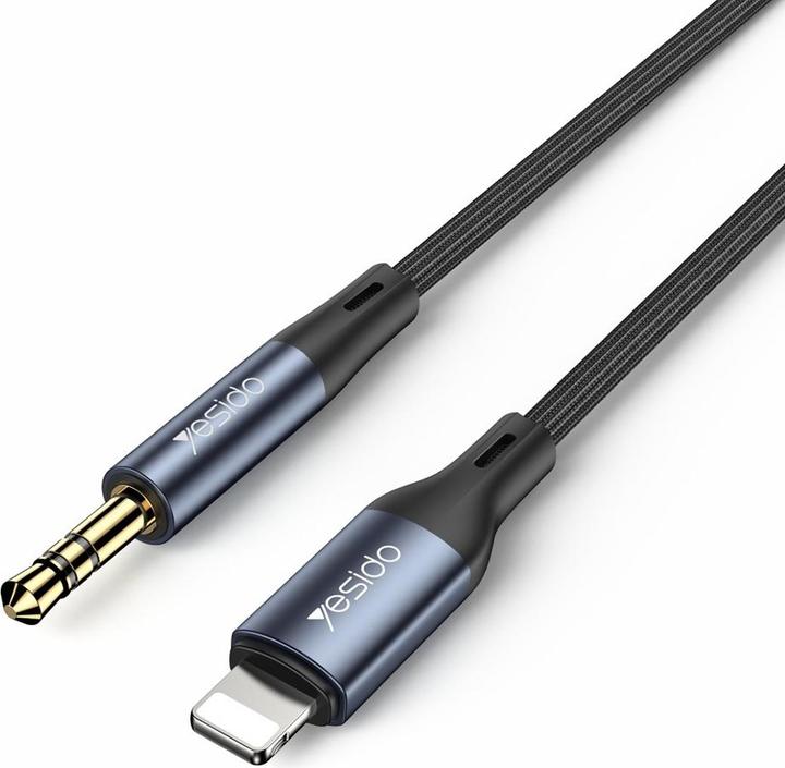 Yesido Lightning auf 3.5mm AUX Audio Adapterkabel (1 m, Lightning)