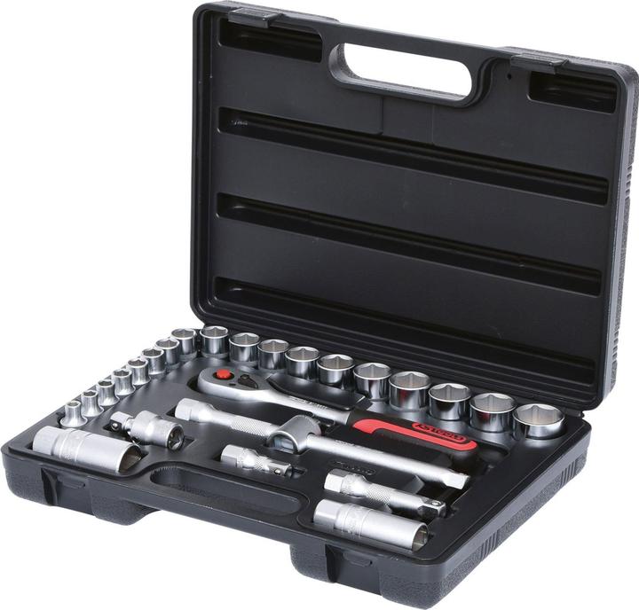 Actual product image KS Tools 3/8 Steckschl.-Satz 26-tlg. (14 mm, 21 mm, 18 mm, 17 mm, 20 mm, 22 mm, 12 mm, 13 mm, 11 mm, 15 mm, 19 mm, 16 mm, 23 mm, 24 mm, 10 mm)