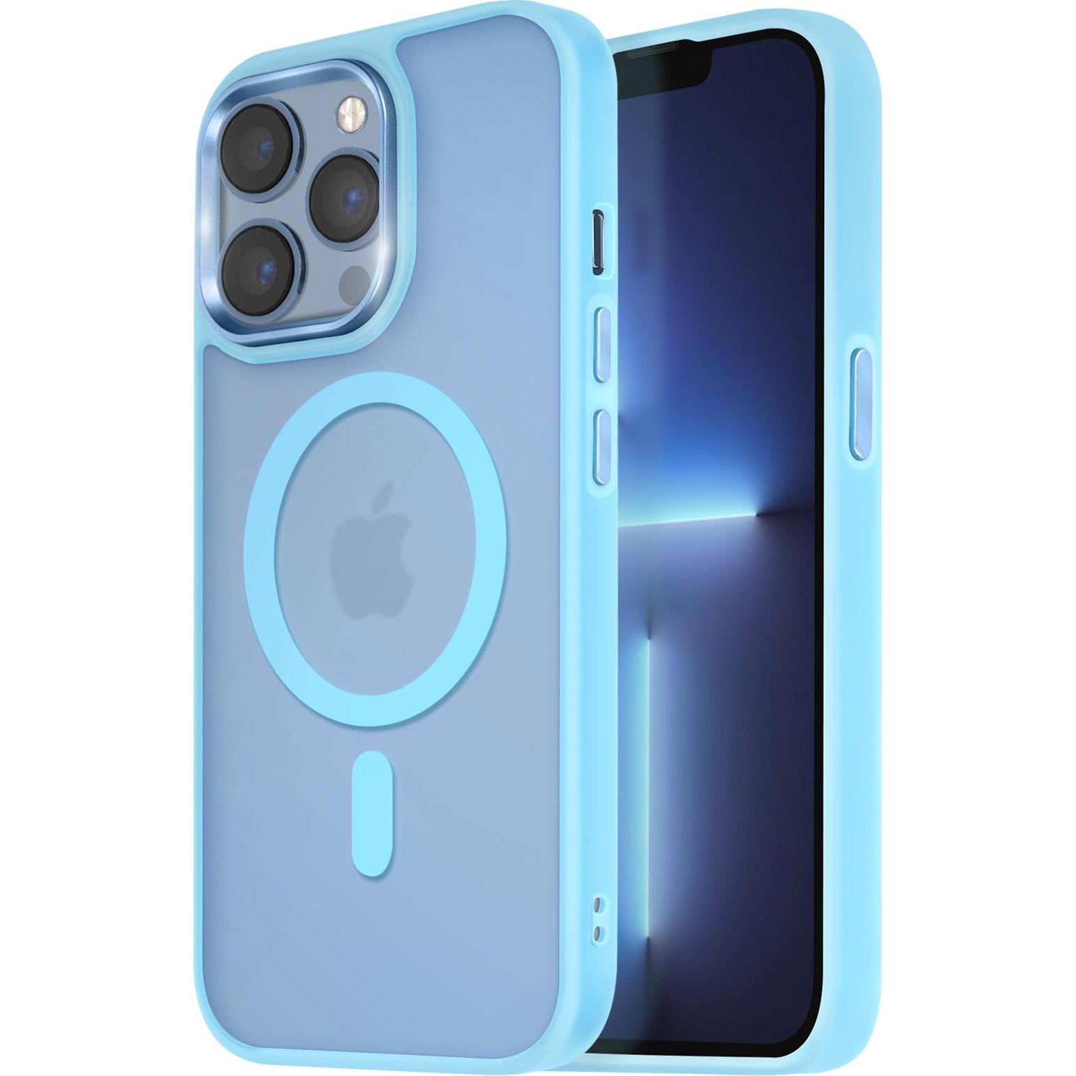 Avizar Frost Color Case (Apple iPhone 13 Pro), Smartphone Hülle, Blau