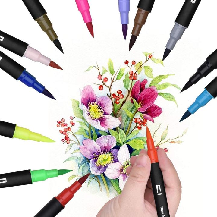 Produktbild I Am Creative Doppelspitz Dual Brush Pen (Bunt, 36 x)