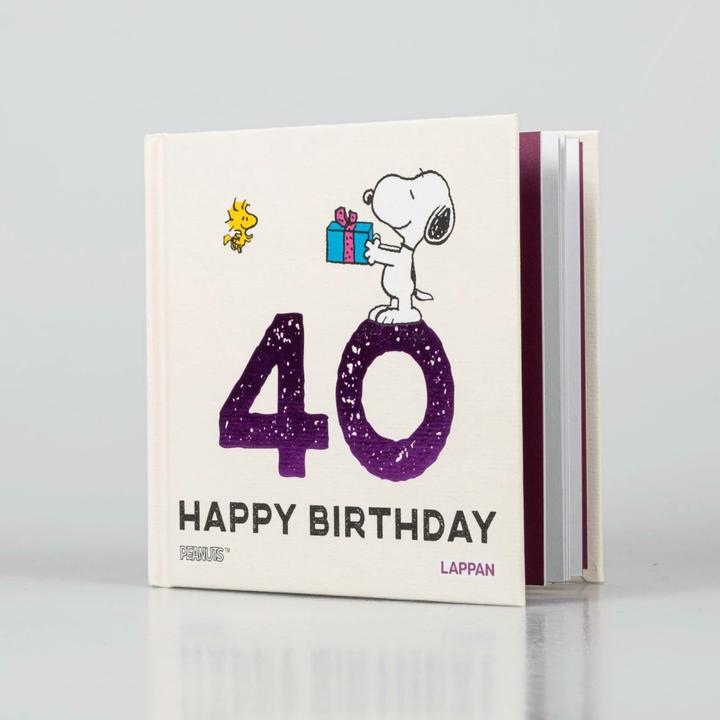 Immagine prodotto Peanuts Geschenkbuch: Happy Birthday zum 40. Geburtstag (Tedesco, Charles M. Schulz, 2024)