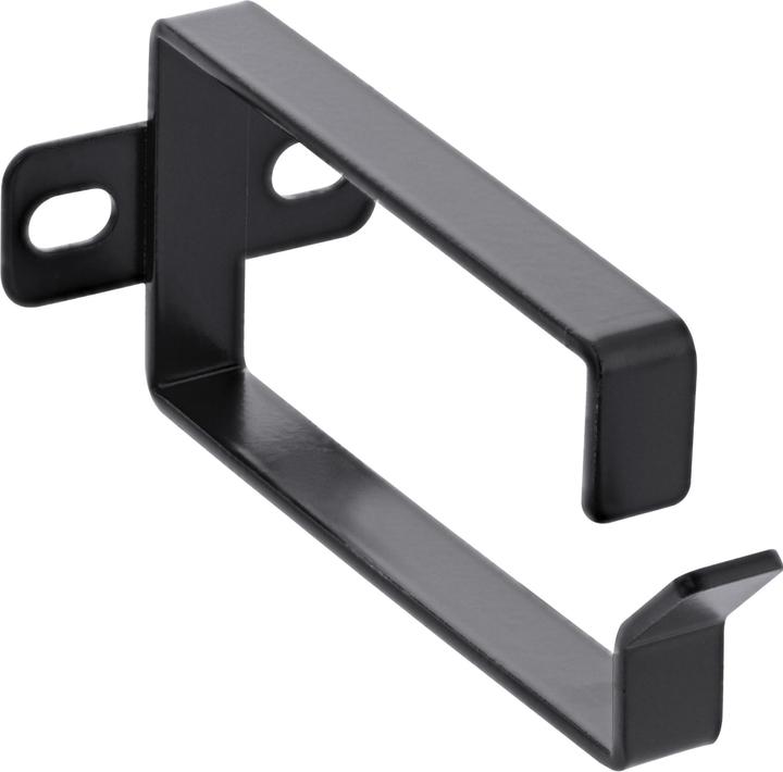 InLine Cable bracket, metal, 40x80mm black