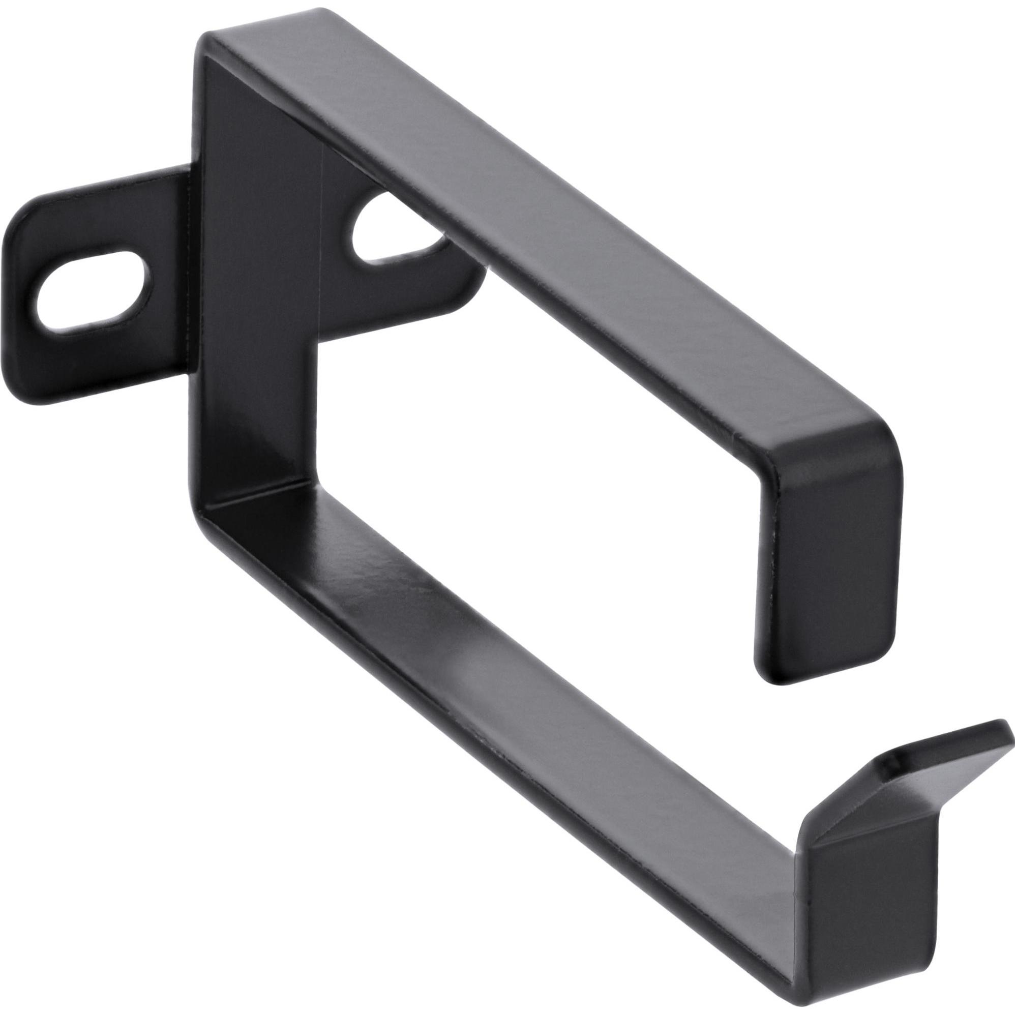 InLine Kabelbügel, Metall, 40x80mm schwarz, Serverschrank Zubehör, Schwarz