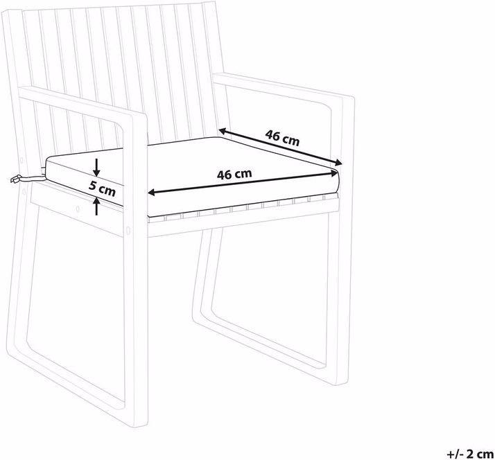 Immagine prodotto Beliani Sassari (46 x 46 x 5 cm)