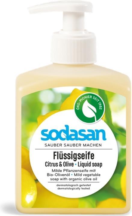 Actual product image Sodasan Citrus olive (Liquid soap, 300 ml)