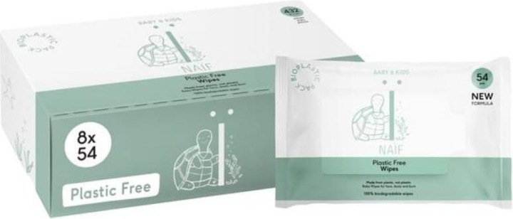 Actual product image Naïf Baby wet wipes (432 Piece)
