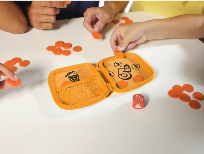 Actual product image Tomy Games 5 Up - Addictive Push Your Luck Dice Game - 2-4 Player Travel Games - Fun Family Games fo (2 - 4 Players)