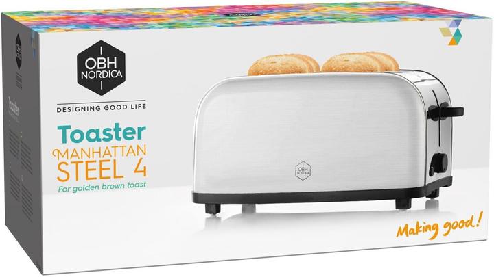 Actual product image OBH Nordica 2268 4 slice(s) Stainless steel