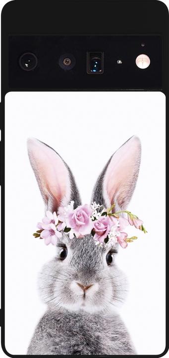 Image du produit PhoneLook Coque Silicone rigide noir Easter 2023 flower bunny (Google Pixel 6 Pro)