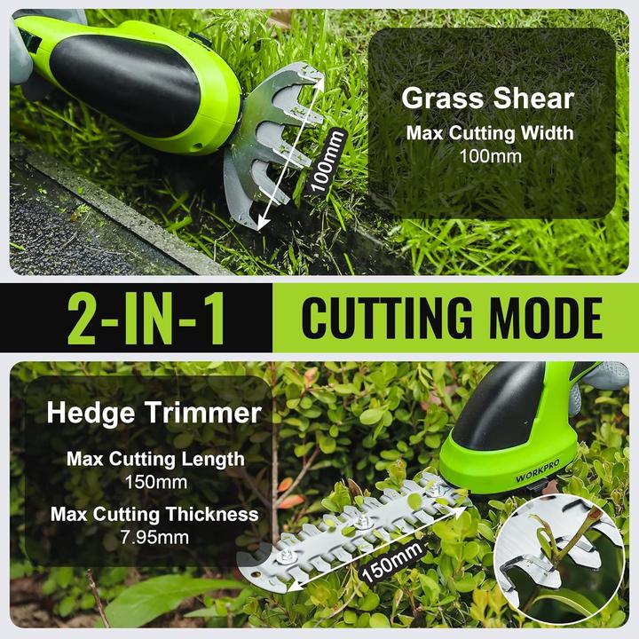 Produktbild Workpro Akku-Gartenschere