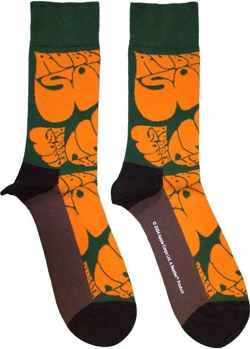 Produktbild The Beatles Rubber Soul Text Repeat Socken (40.5 - 45.5)