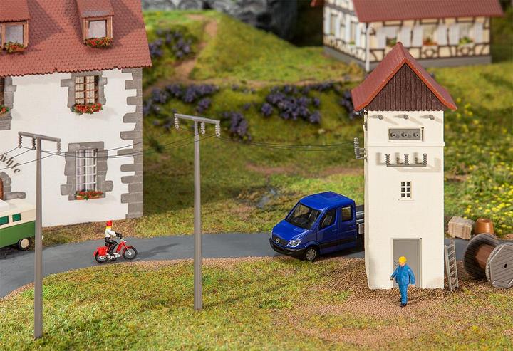 Produktbild Faller Trafohäuschen mit Strommasten