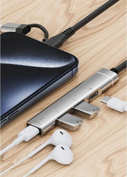 Produktbild PowerGuard 6-in-1 OTG Adapter (Lightning, USB Typ C)