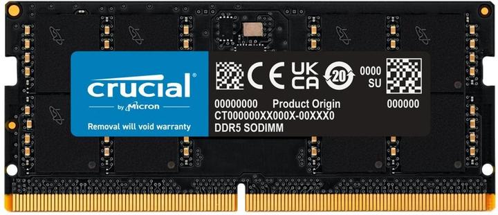 Actual product image Crucial SODIMM 32G (1X32G) DDR5-5600 *CT32G56C46S5T Tray (1 x 32GB, 5600 MHz, DDR5 RAM, SO-DIMM)