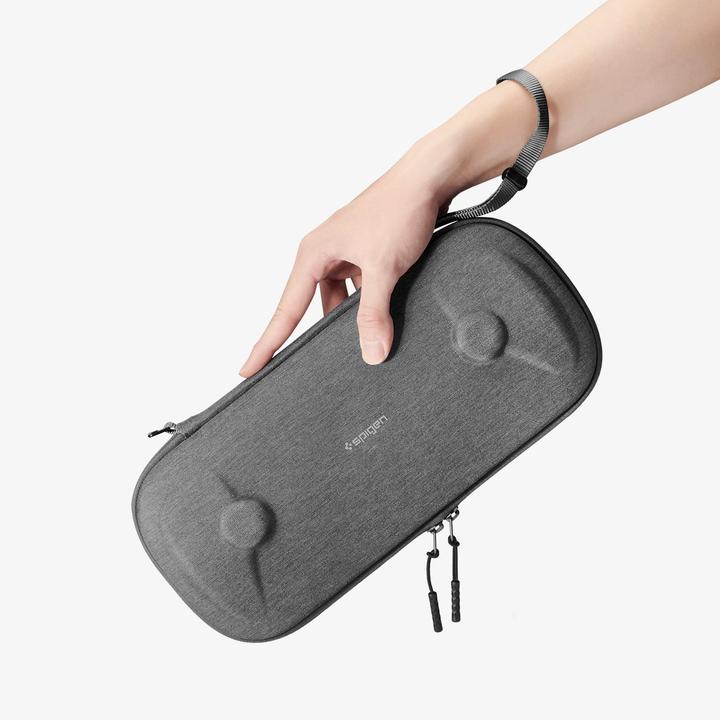 Actual product image Spigen - Klasden Pouch - Sony Playstation Portal Remote, for Accessories - Charcoal Grey