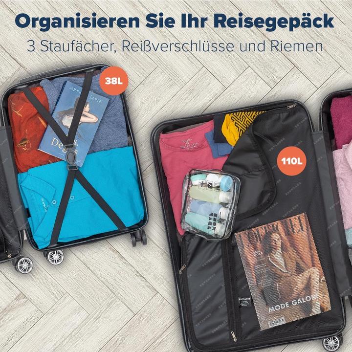 Image du produit Trvlmore Harteschalenkoffer-Set (110 l)